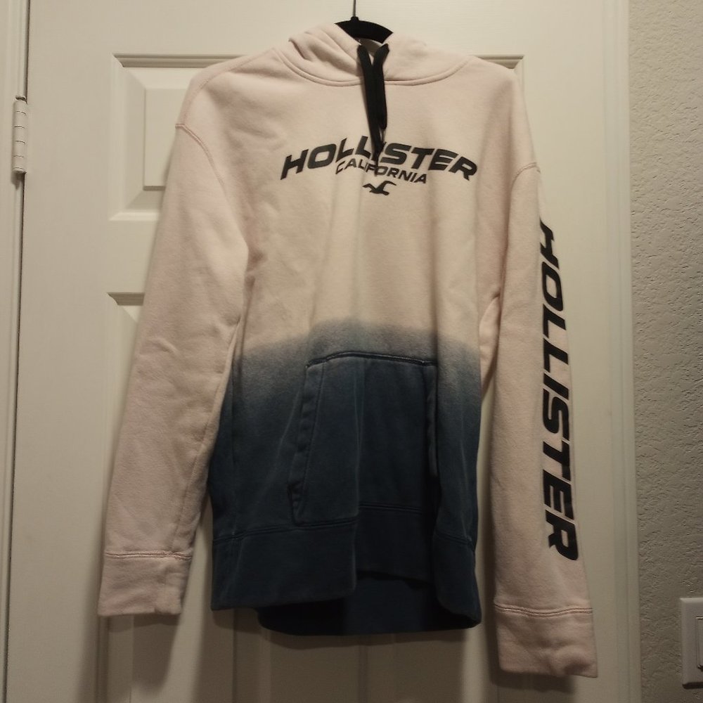 Hollister California Hoodie Pink And Blue Ombre Size S